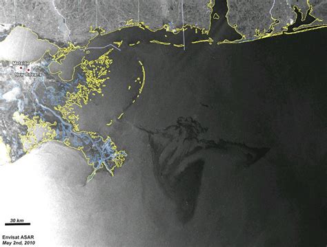 ESA Satellite Images Gulf of Mexico Oil Spill