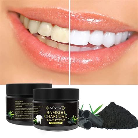 Teeth Whitening Powder Natural Activated Charcoal Whitening Tooth Teeth ...