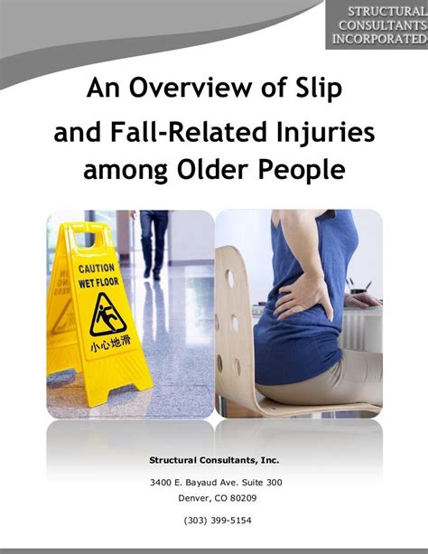 An Overview of Slip and Fall-Related Injuries among Older People