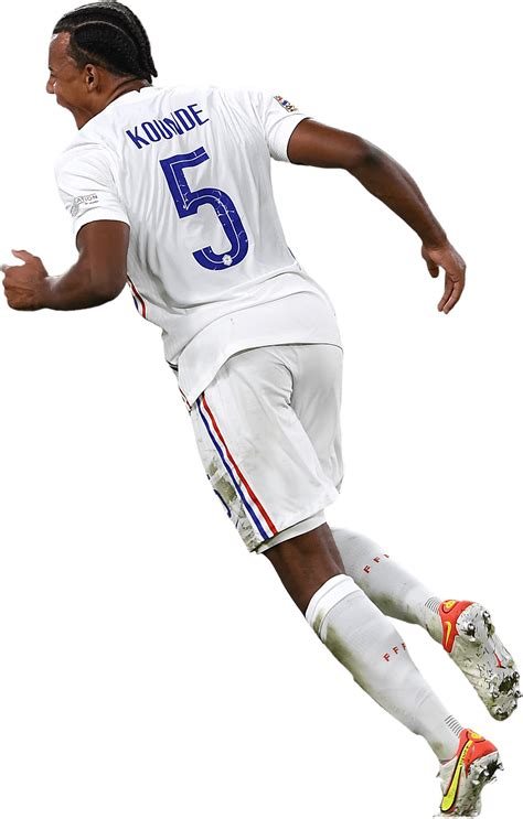 Jules Koundé France football render - FootyRenders