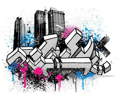 City graffiti background stock vector. Image of backdrop - 12708498