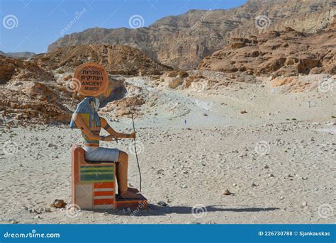 Ancient King Solomon Mines in Timna Park, Israel Editorial Stock Photo - Image of mines, park ...