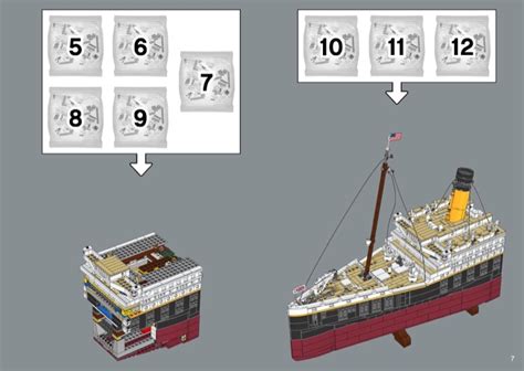 LEGO 10294 Titanic Instructions, Icons - Miscellaneous