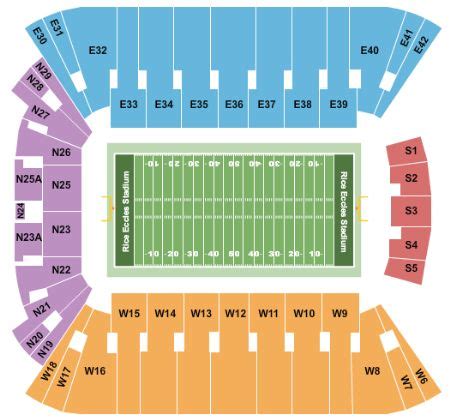 Rice Eccles Stadium Tickets and Rice Eccles Stadium Seating Chart - Buy ...