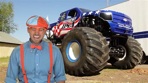 Monster Trucks for Children with Blippi | The Monster Truck Song - video Dailymotion