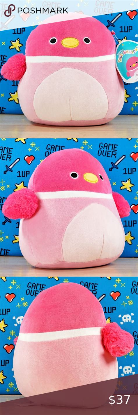 Squishmallow Della the Pink Mallard 8" 2022 UltraSoft Collectible Plush ...