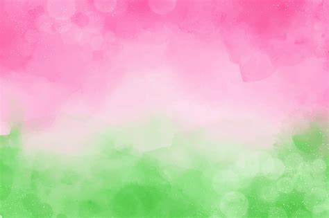 Free Vector | Watercolor pink and green background