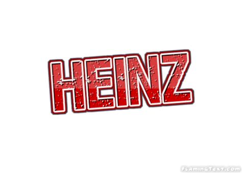 Heinz Logo | Free Name Design Tool from Flaming Text