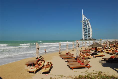 Lounging at the beach- The best beach hotels in Dubai - Dubai Blog