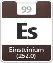 Atomic Number of Einsteinium Es