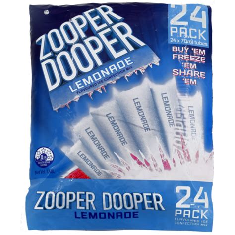 ZOOPER DOOPER LEMONADE 24X70ML – Dynamic-Vanuatu-Retail