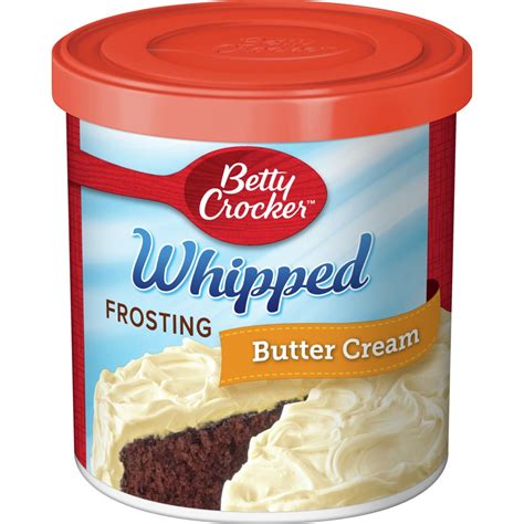 Betty Crocker Gluten Free Whipped Butter Cream Frosting, 12 oz ...