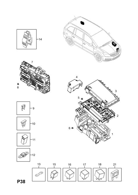 Pin Wiring Diagram Zafira B Electronic Wiring Diagram Electronic Wiring Diagram - Zafira MY 2001 ...