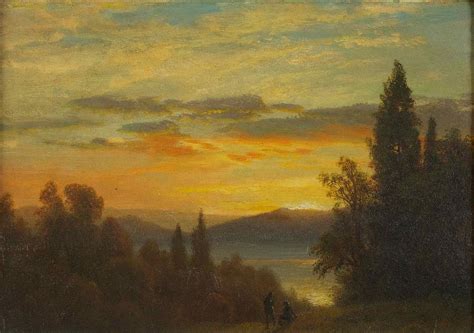 On The Hudson River Near Irvington Painting by Albert Bierstadt