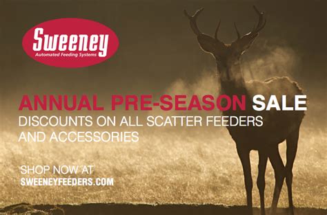 Sweeney Feeders Annual Pre-Season Sale! | Sweeney Feeders