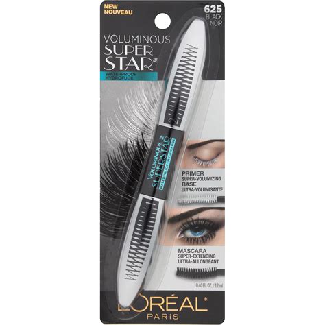 L'Oreal Paris Voluminous Superstar Waterproof Mascara, Black - Shop ...