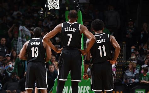 Nets Notes: Kevin Durant, Kyrie Irving, James Harden Open Playoffs With Big Numbers | NBA.com