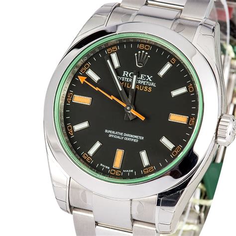 Rolex Milgauss Green Crystal 116400 GV - On Sale Now at Bob's Watches