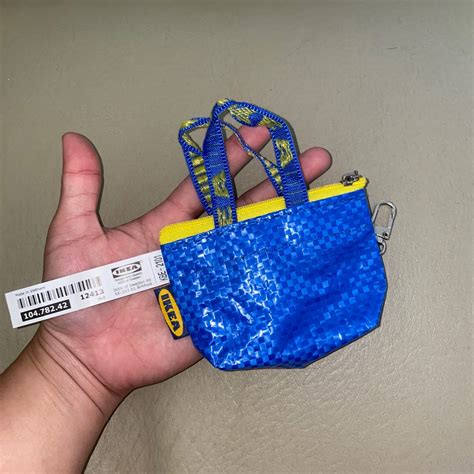 IKEA mini bag / coin purse keychain, Women's Fashion, Bags & Wallets, Wallets & Card holders on ...