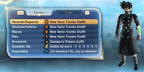 SDBH TRUNKS XENO (ZITRO) OUTFIT FOR CAC – Xenoverse Mods