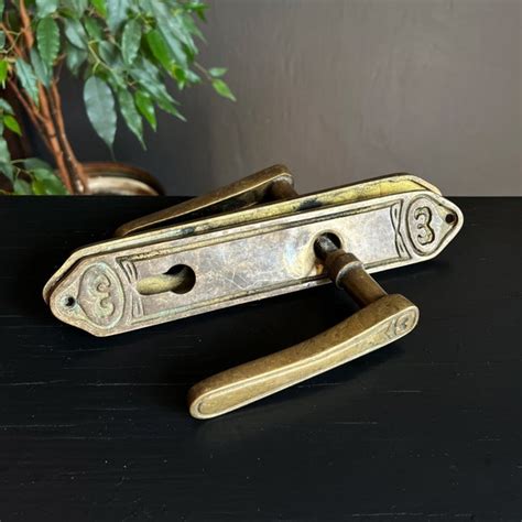 Antique French Door Handles - Etsy