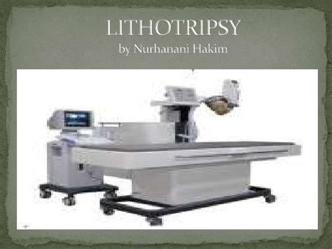 Lithotripsy