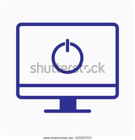 Computer Icon Turn Off Icon Symbol Stock Vector (Royalty Free) 523327315 | Shutterstock