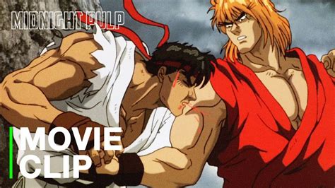 Evil Ken fights Ryu & the gang | Street Fighter II: The Animated Movie ...