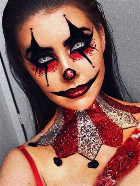 45+ Stunning Clown Makeup Looks for a Spooktacular Halloween in 2023 | Halloween makeup clown ...