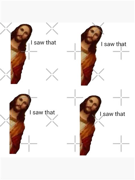 "Jesus I Saw That MEME TIKTOK Funny" Poster for Sale by CursedEmoji ...