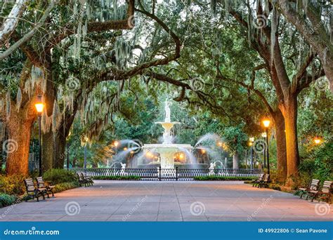 Forsyth Park In Savannah, Georgia Stock Photo - Image: 49922806