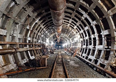 Subway Tunnel Construction Stock Photo (Edit Now) 526064974