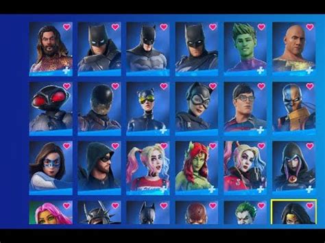 Fortnite All DC Skins and Styles (January 2023) - YouTube