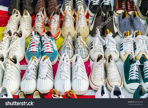 Colorful Second Hand Shoes Sale Street Stock Photo 354364934 | Shutterstock