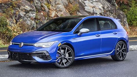 2022 Volkswagen Golf R (US Spec) | Lapiz Blue Metallic | Driving, Exterior and Interior - YouTube