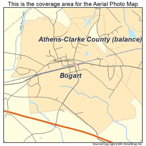 Aerial Photography Map of Bogart, GA Georgia