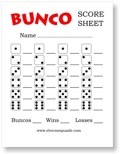 Best 25+ Bunco score sheets ideas on Pinterest | Bunco party, Bunco ...