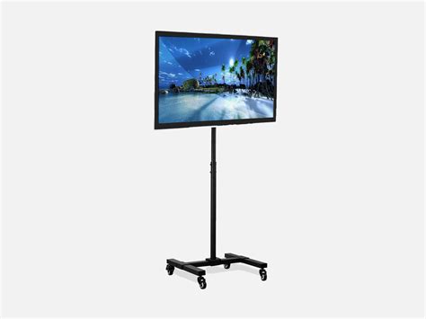 Adjustable Mobile TV Stand Fits 24"-43" TVs Displays