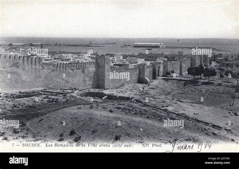 Medina of Sousse 1914 (cropped Stock Photo - Alamy