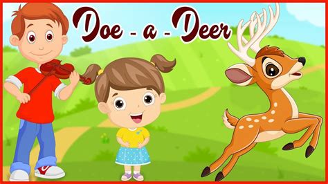 Doe a deer Rhyme | Popular Nursery Rhyme For Kids - YouTube