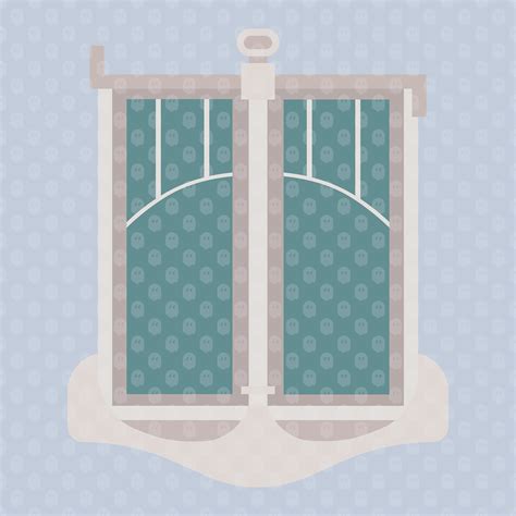 Archade | A Classic Art Nouveau Window Vector Drawings