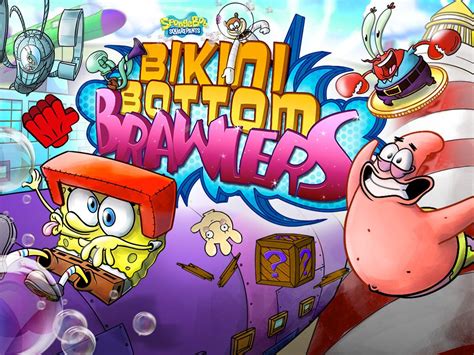 SpongeBob SquarePants: Bikini Bottom Brawlers Action Games | Free online games, Spongebob, Games