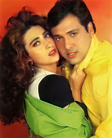 Govinda Karishma Kapoor | Romantic photos couples, 90s actors ...