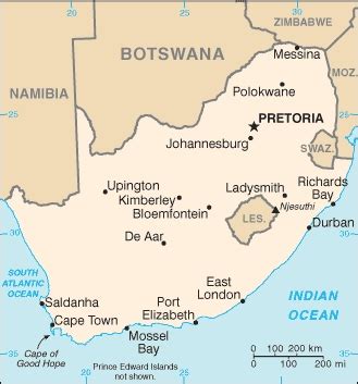 Newcastle South Africa Map - South Africa