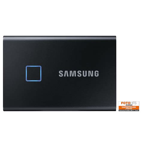 Samsung T7 Touch 1TB External SSD (Black) - DukanDwar