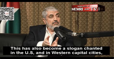 Hamas Top Dog Khaled Mashal Refuses Two-State Solution, Only Israel's ...