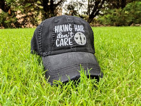 Women's Hiking Hat, Hiking Hat, Hiking Baseball Caps, Hiking Hair Don't Care Hat, Hiking Gear ...