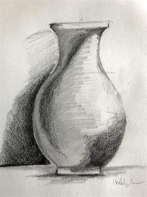 How to Draw a Vase: Still Life Basics – Improve Drawing | Still life drawing, Improve drawings ...