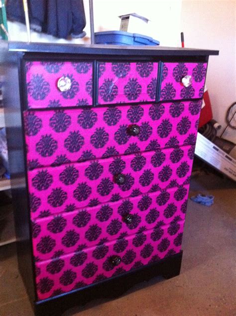 Pink and black trendy dresser | Organization, Pink, Home decor