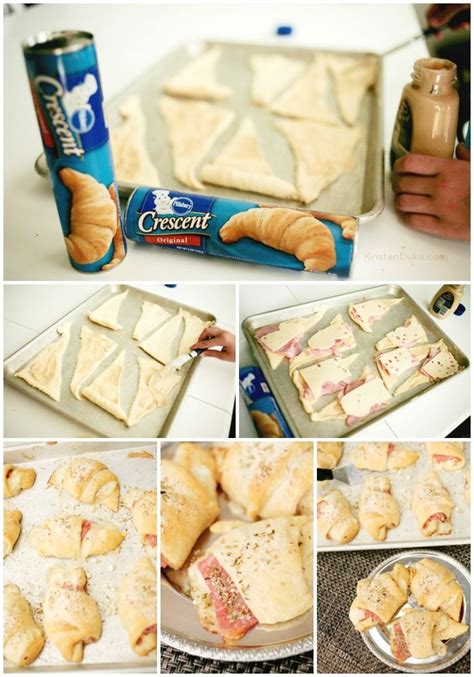 Parmesan Ham and Swiss Crescent Roll Recipe | Recipe | Pillsbury crescent roll recipes, Crescent ...